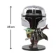 Figurina Funko Pop Mandalorian cu copil, 25 cm foto