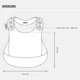 Нагрудник силиконовый BIBS Woodchuck