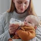 Стеклянная бутылочка BIBS Blush с латексной соской 0+ месяцев, 110 мл