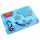 Puzzle din lemn Lucy & Leo Animale Marine, 6 buc.