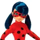 Papusa Miraculous Ladybug cu amulete de noroc, 26 cm