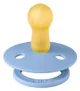 Set 2 suzete rotunde din latex BIBS Colour Sky Blue/Baby Blue (0-6 luni) foto