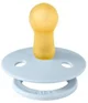 Set 2 suzete rotunde din latex BIBS Colour Sky Blue/Baby Blue (0-6 luni) foto