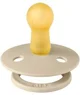 Set 2 suzete rotunde din latex BIBS Colour Vanilla/Mustard (0-6 luni) foto