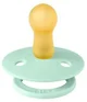 Set 2 suzete rotunde din latex BIBS Colour Nordic Mint/Forest Lake (0-6 luni) foto