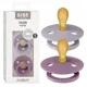 Set 2 suzete simetrice din latex BIBS Colour Fossil Grey/Mauve (0-6 luni) foto