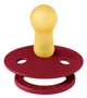 Set 2 suzete rotunde din latex BIBS Colour Ivory/Ruby (6-18 luni) foto