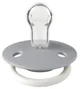 Set 2 suzete rotunde din silicon BIBS De lux Glow Sage/Cloud (0-36 luni)