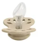 Set 2 suzete anatomice din silicon BIBS Infinity Vanilla/Peach (0-6 luni) foto