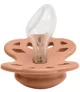 Set 2 suzete anatomice din silicon BIBS Infinity Vanilla/Peach (0-6 luni) foto