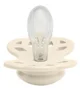 Set 2 suzete simetrice din silicon BIBS Infinity Ivory/Sage (0-6 luni) foto