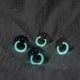 Набор из 2 круглых латексных пустышек BIBS Boheme Glow Sage/Cloud (6-18 мес.) foto