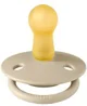 Set 2 suzete rotunde din latex BIBS De lux Vanilla/Dark Oak (0-6 luni) foto