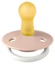 Набор из 2 круглых латексных пустышек BIBS De Lux Glow Blush/Vanilla (0-6 мес.) foto