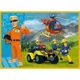 Puzzle Trefl 4 in 1 Curajosul pompier Sam foto