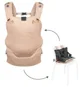 Sistem de purtare transformabil in Booster Babymoov Moov & Boost Bej foto