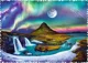 Puzzle Trefl Aurora over Iceland, 600 piese foto