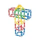 Set de constructie magnetic Blocki, 124 el.