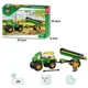 Set de constructie Blocki Tractor cu remorca, 164 el.