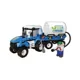 Set de constructie Blocki MyFarm Tractor cu rezervor de ingrasaminte