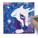Set de creatie Nebulous Stars Picteaza pe cifre, Calul Nebulia foto