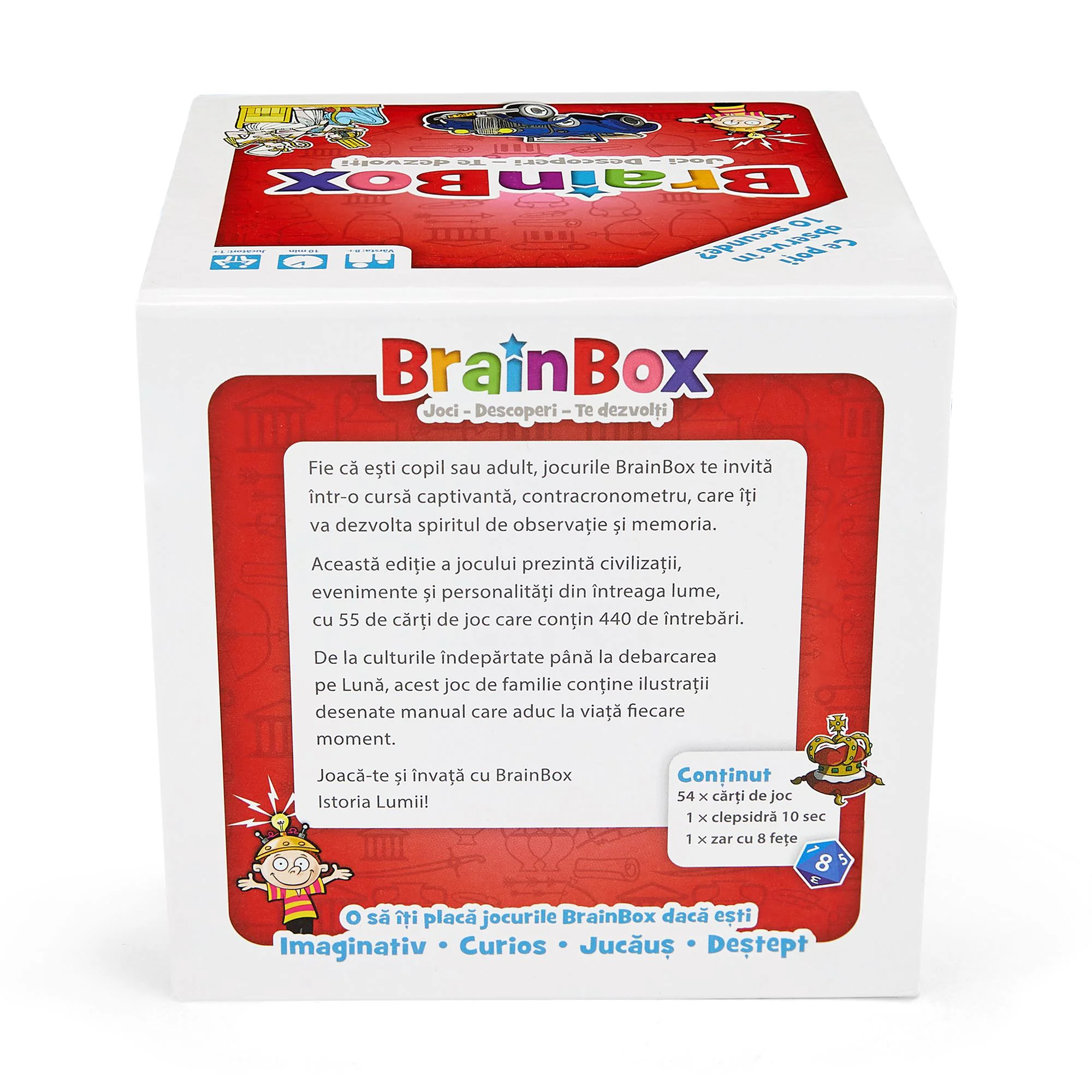 Joc educativ BrainBox Istoria lumii