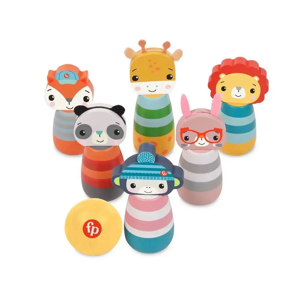 Set de joaca din lemn Fisher-Price Animale