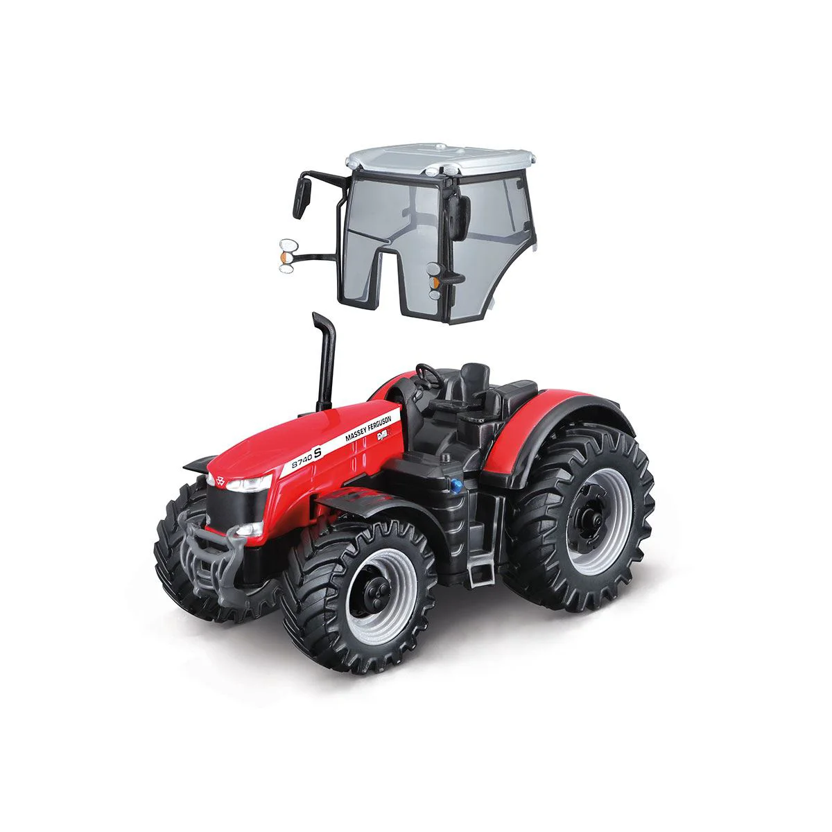 Tractor Bburago Massey Ferguson 8740S