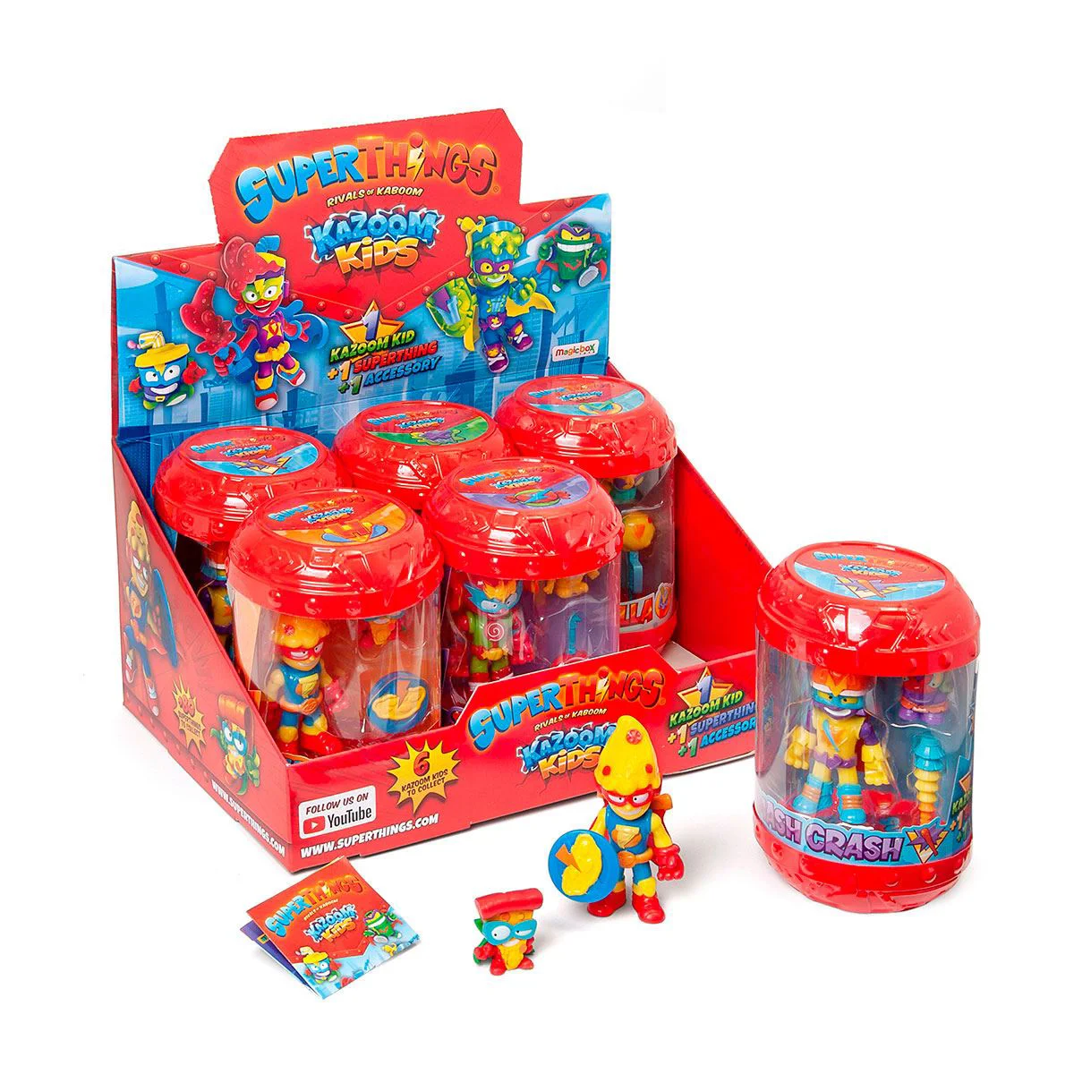 Figurina cu accesoriu SuperThings seria Kazoom Kids S1