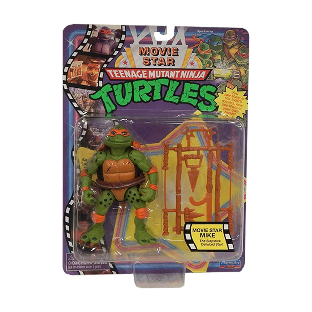 Figurina Michelangelo Testoasa Ninja Movie Star 1992, 12 cm foto