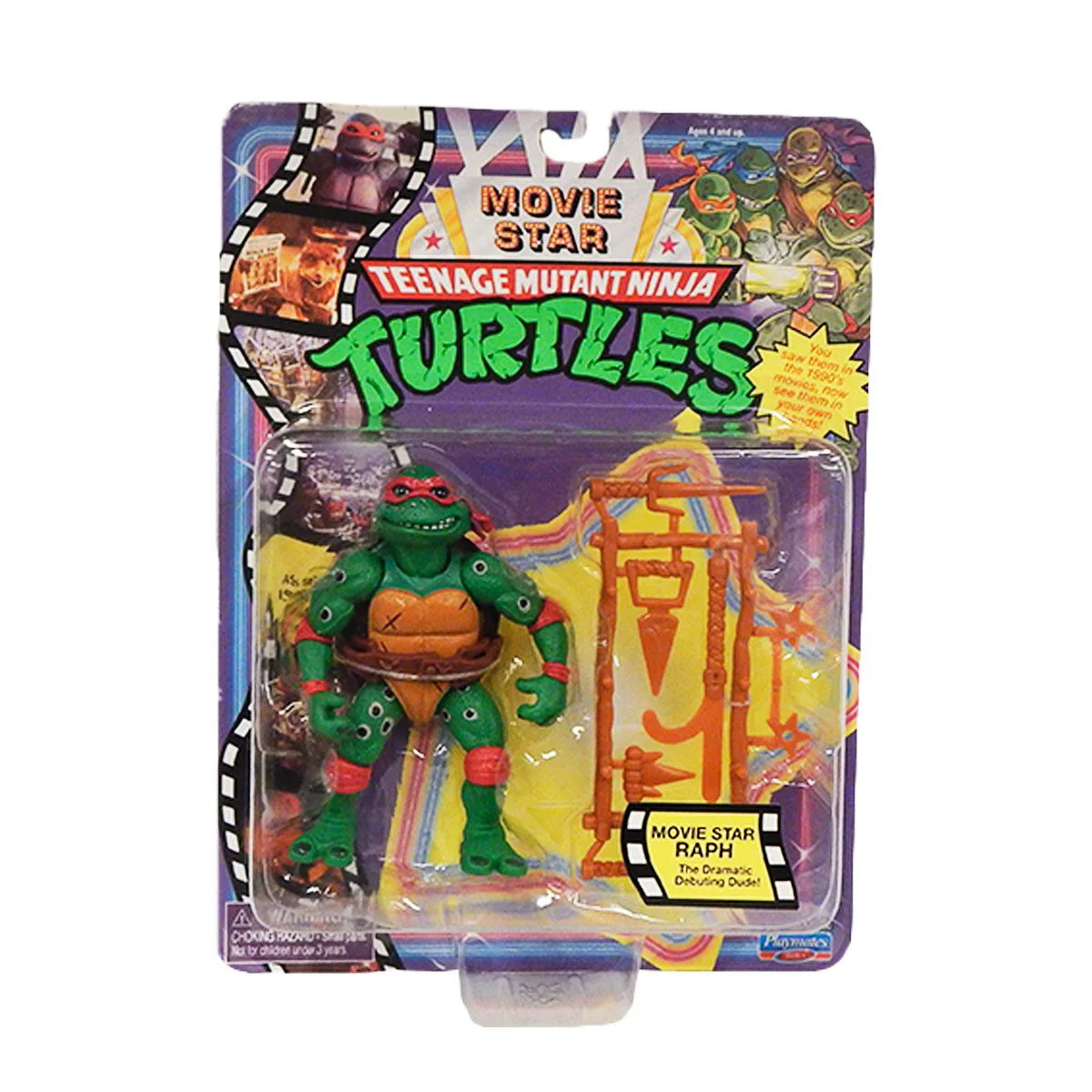 Figurina Raphael Testoasa Ninja Movie Star 1992, 12 cm foto