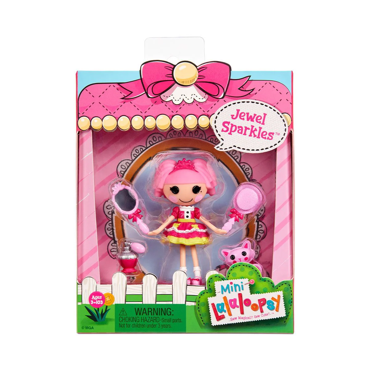 Set papusa mini Lalaloopsy Jewel Sparkles cu accesorii foto