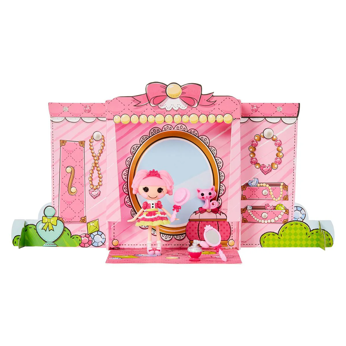 Set papusa mini Lalaloopsy Jewel Sparkles cu accesorii foto