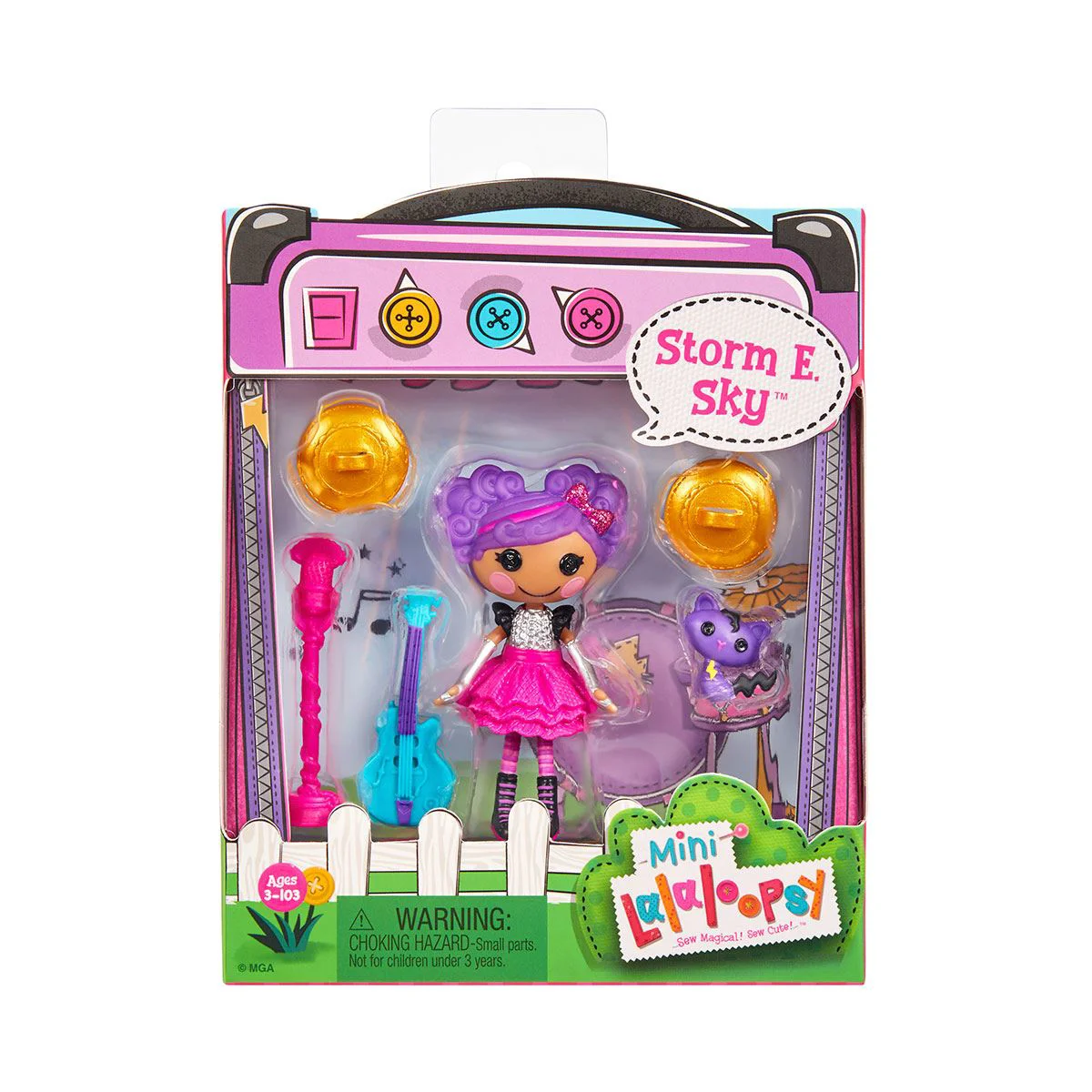 Set papusa mini Lalaloopsy Storm E. Sky cu accesorii foto