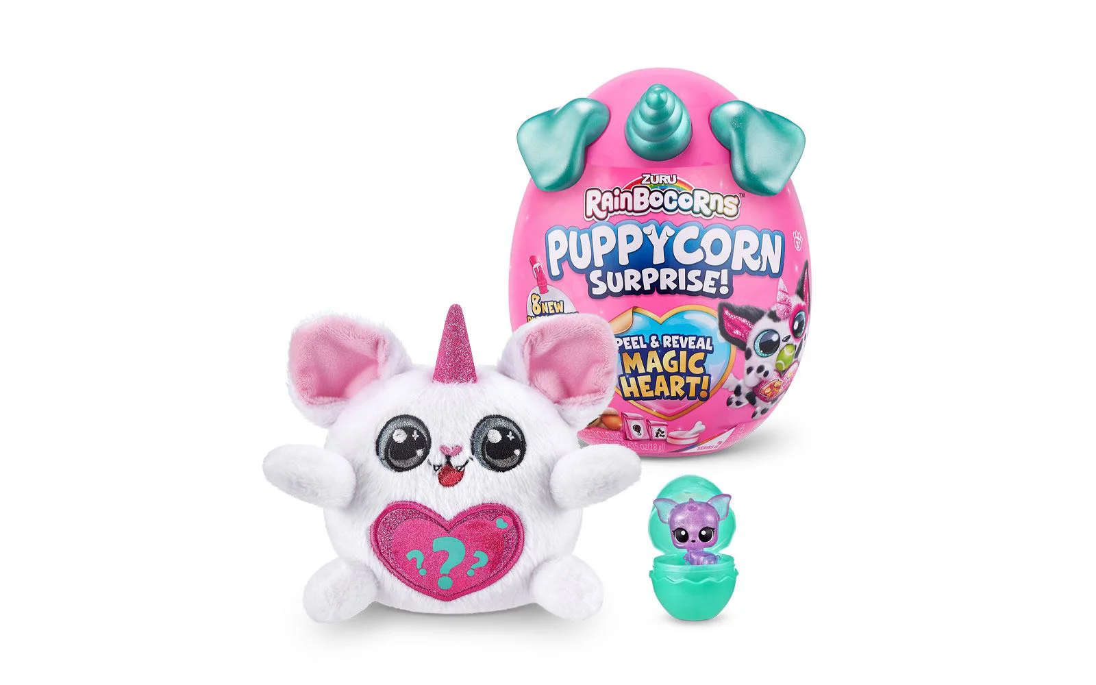 Jucarie de plus surpriza Rainbocorn Puppycorn S4