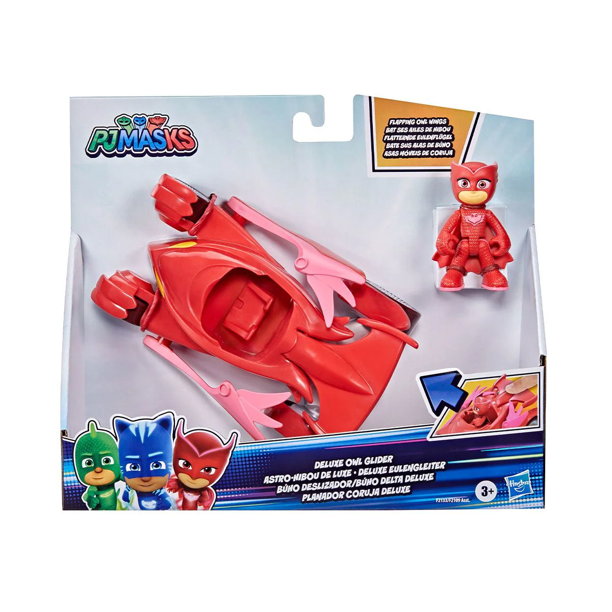 Masina PJ MASKS Glider Deluxe cu figurina Owlette foto
