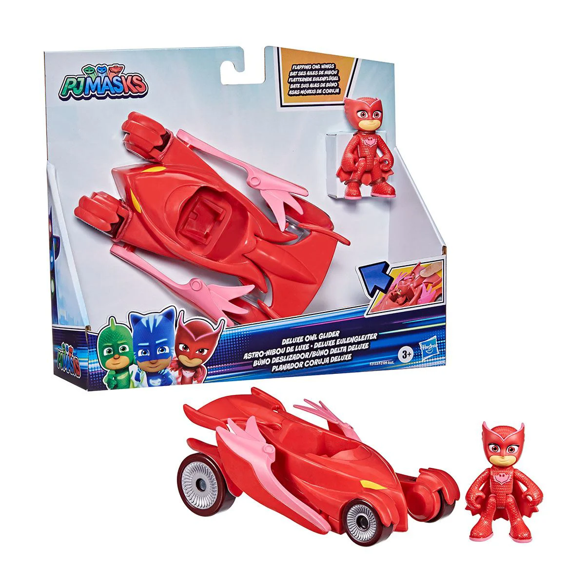 Masina PJ MASKS Glider Deluxe cu figurina Owlette foto