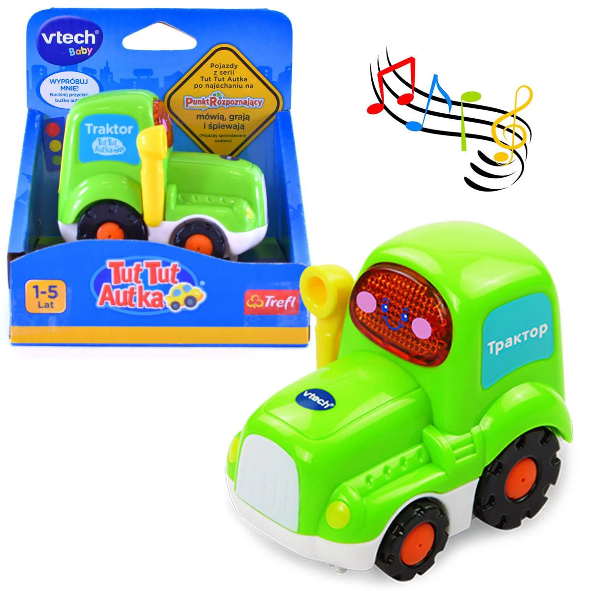 Интерактивная игрушка VTech Трактор со звуками