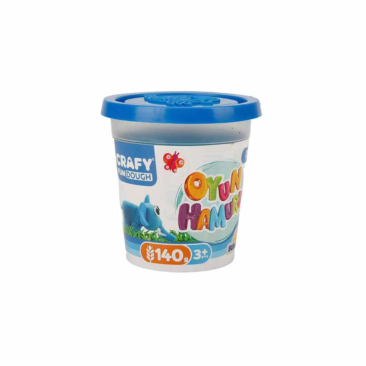 Set pasta de modelat Crafy Dough, 4 buc.
