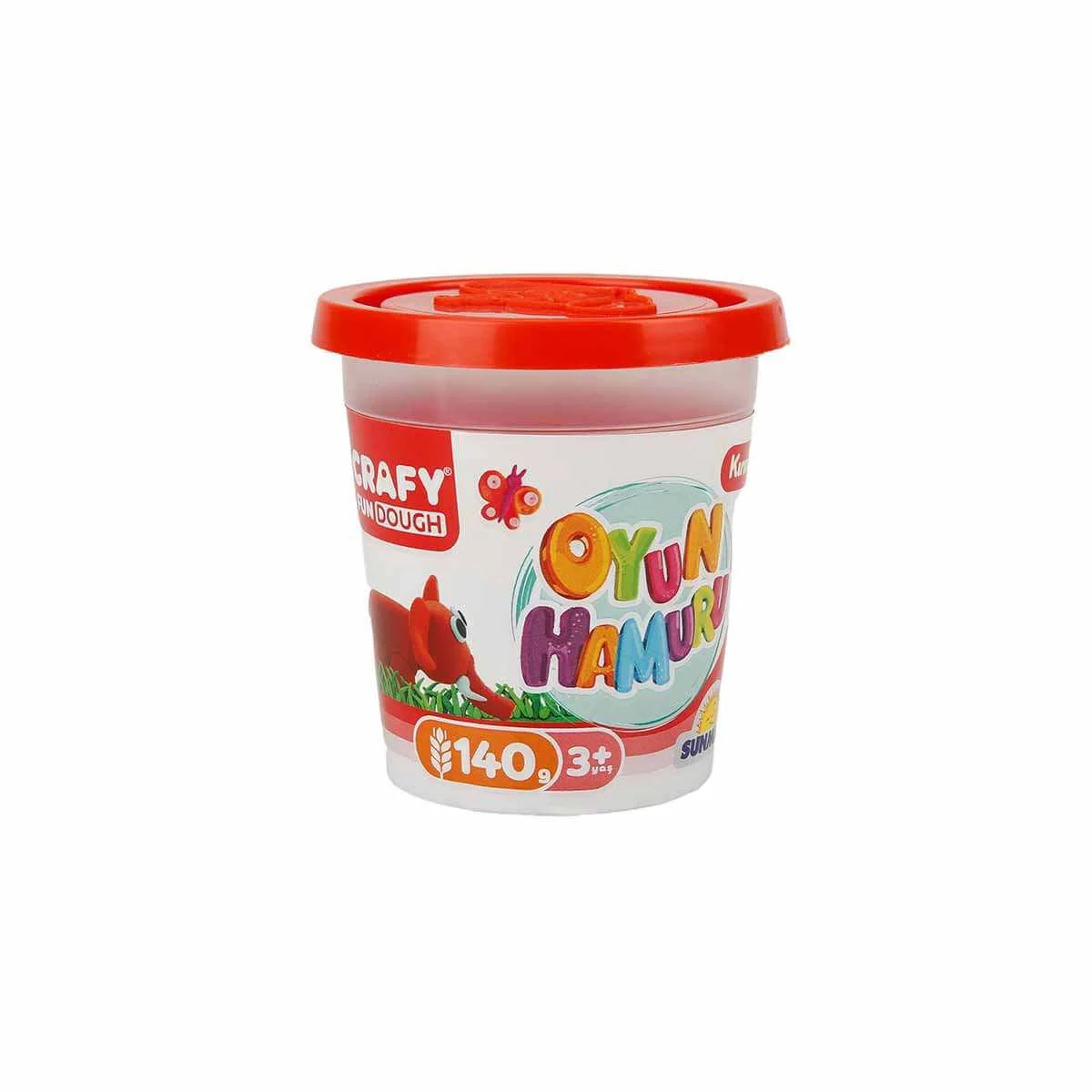 Set pasta de modelat Crafy Dough, 4 buc.