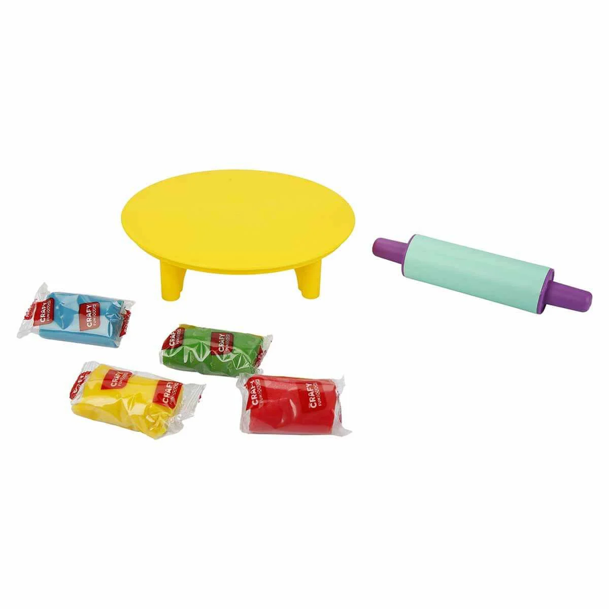 Set pasta de modelat Crafy Dough Mom's Pastry, 6 elemente foto