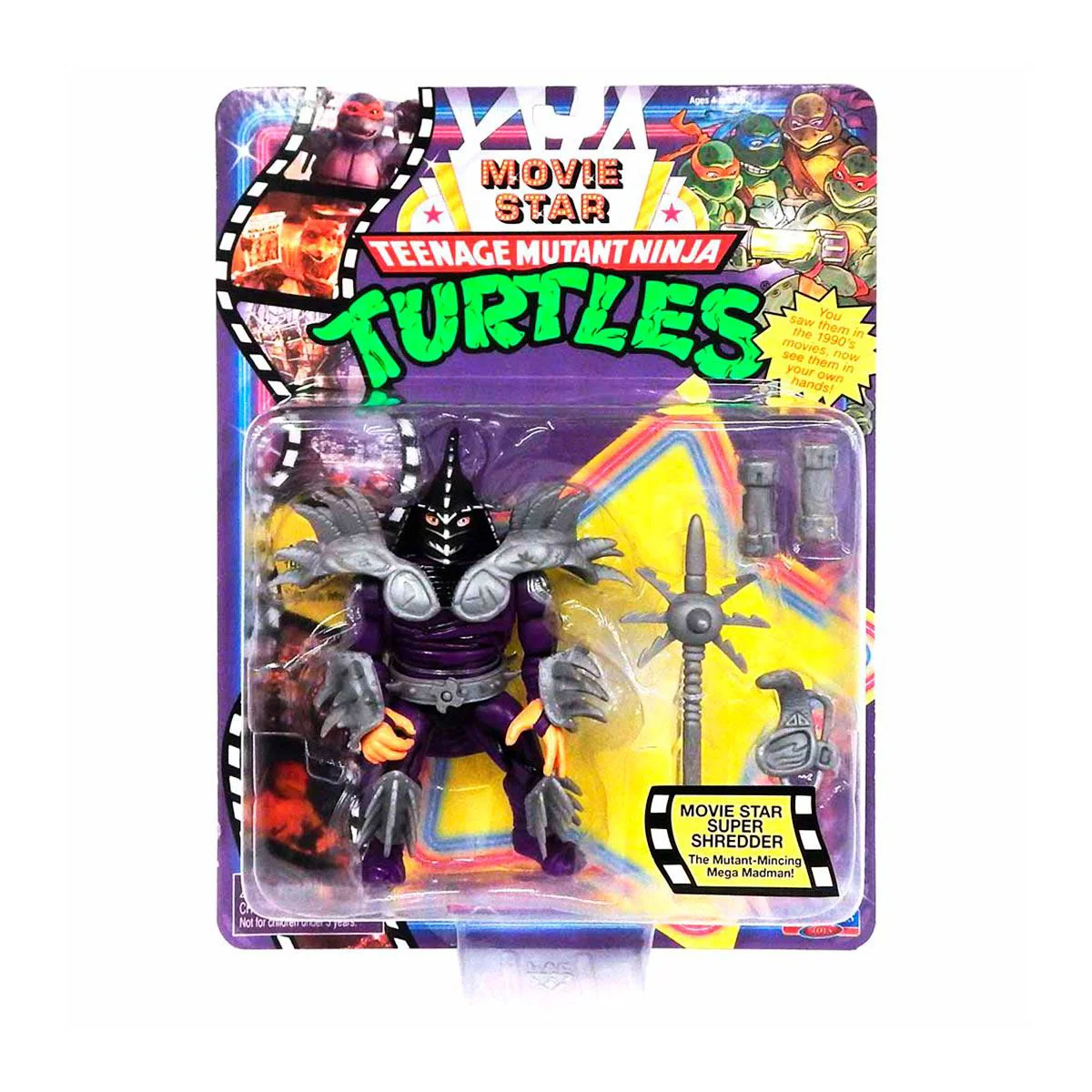 Игровая фигурка TMNT Movie Star 1992 Черепашки-ниндзя Шредер, 12 см