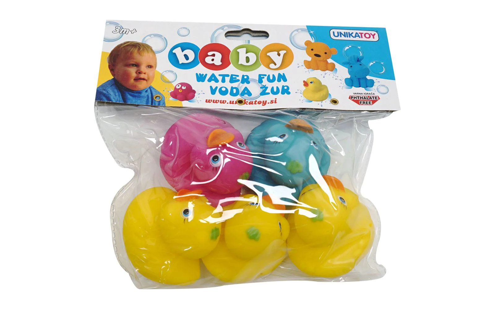 Jucarii pentru baie Unika Toys Ratuste, 5 buc.