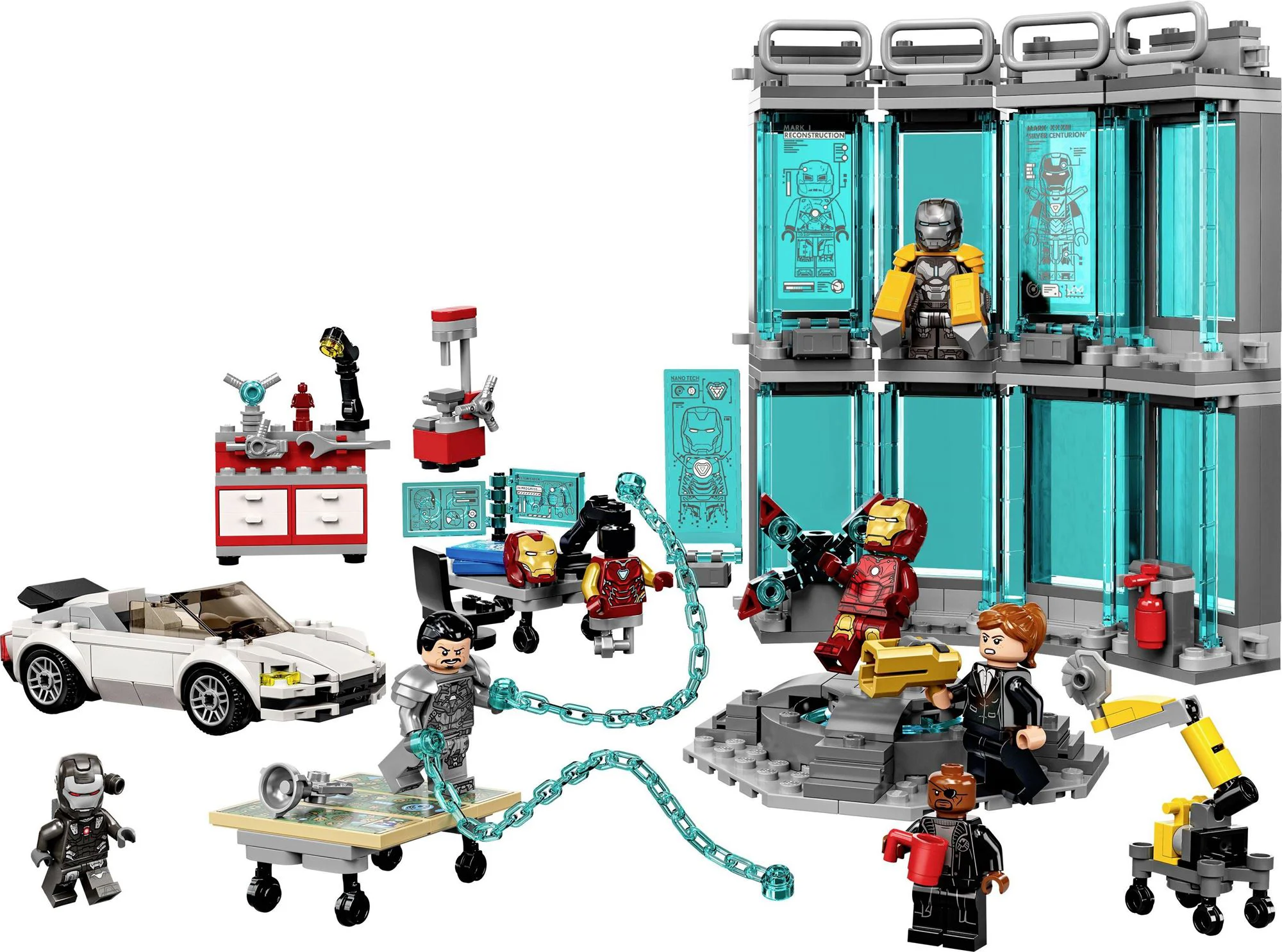 LEGO Marvel Super Heroes Iron Man Armory foto