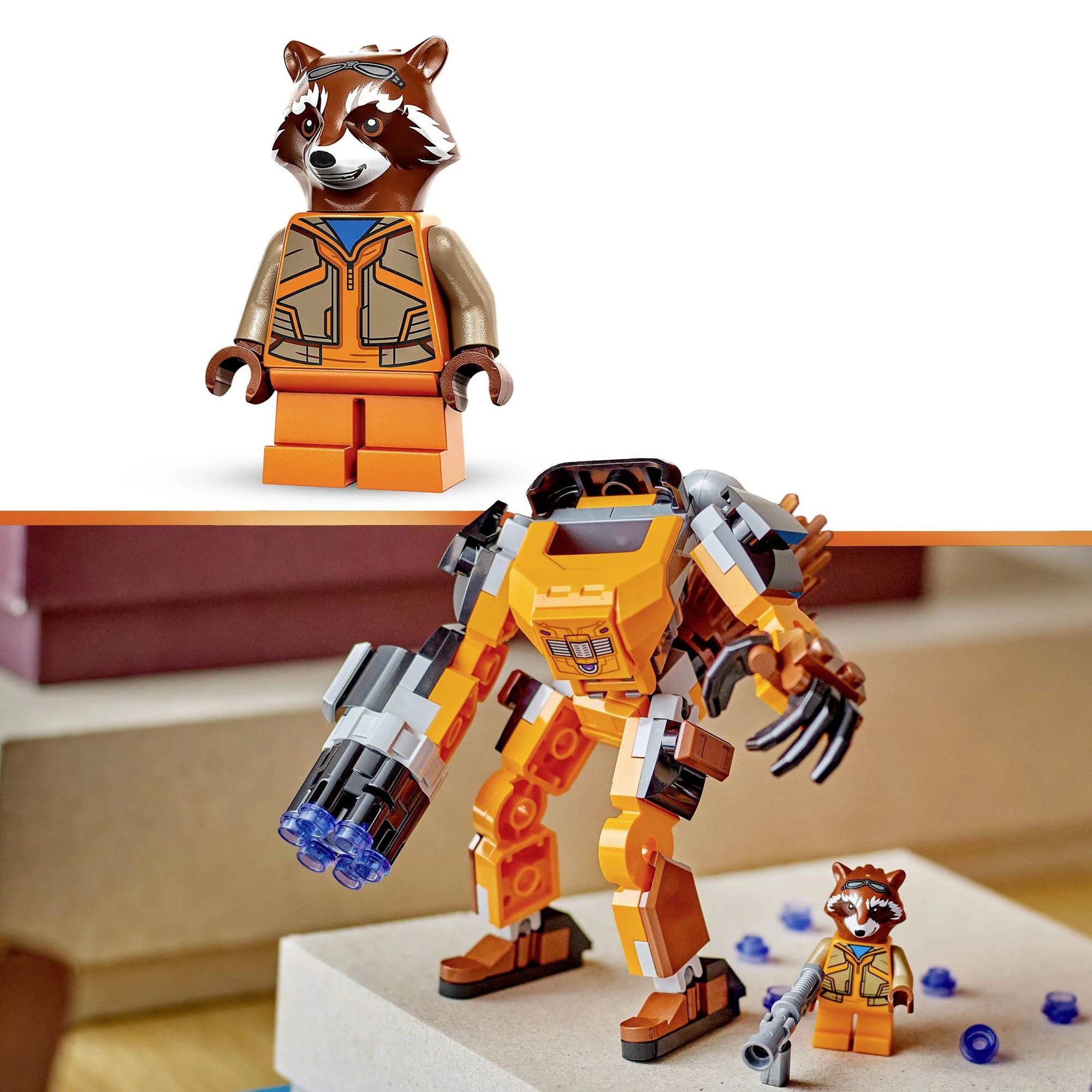 LEGO Marvel Rocket Mech Armor foto