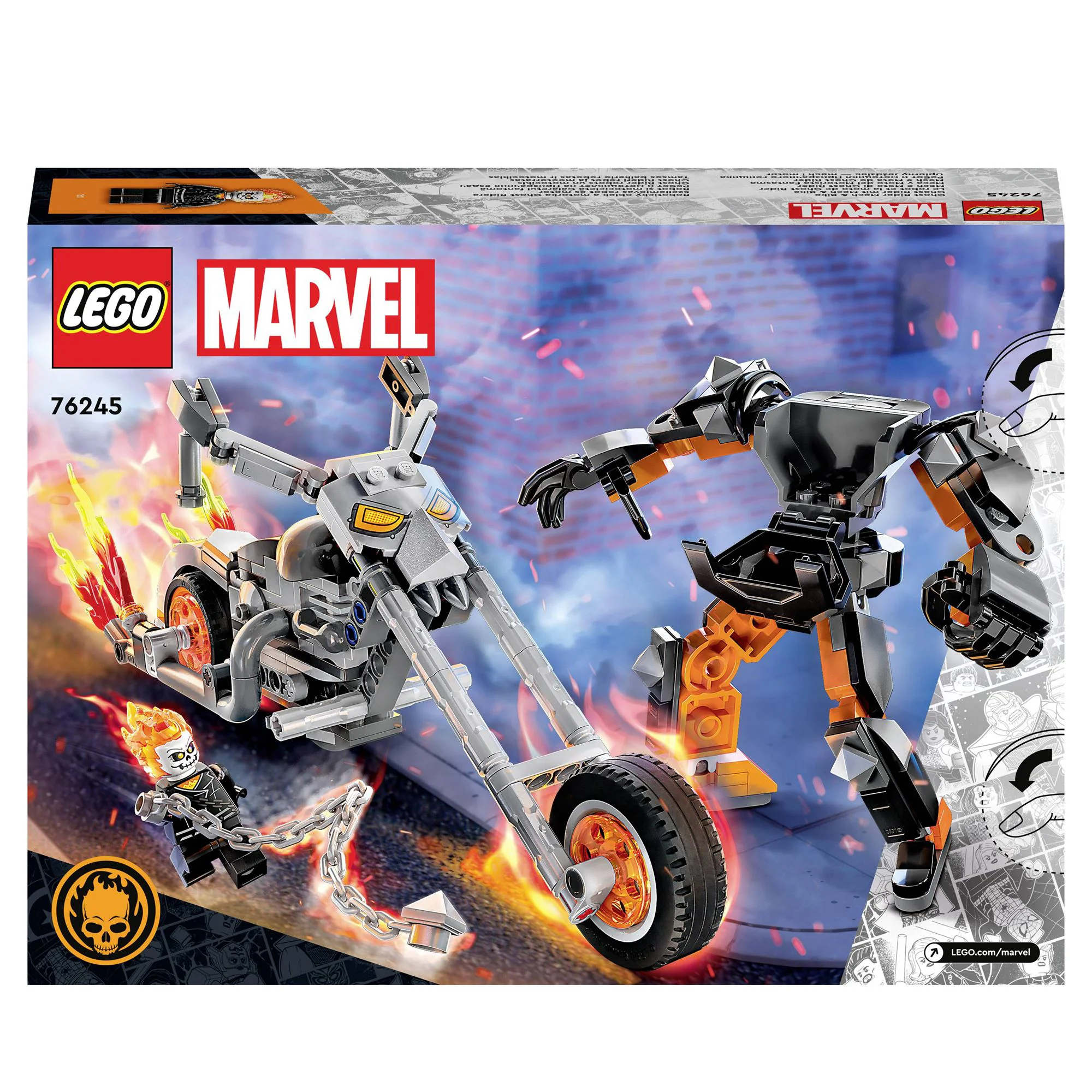 LEGO Marvel Ghost Rider Mech & Bike foto