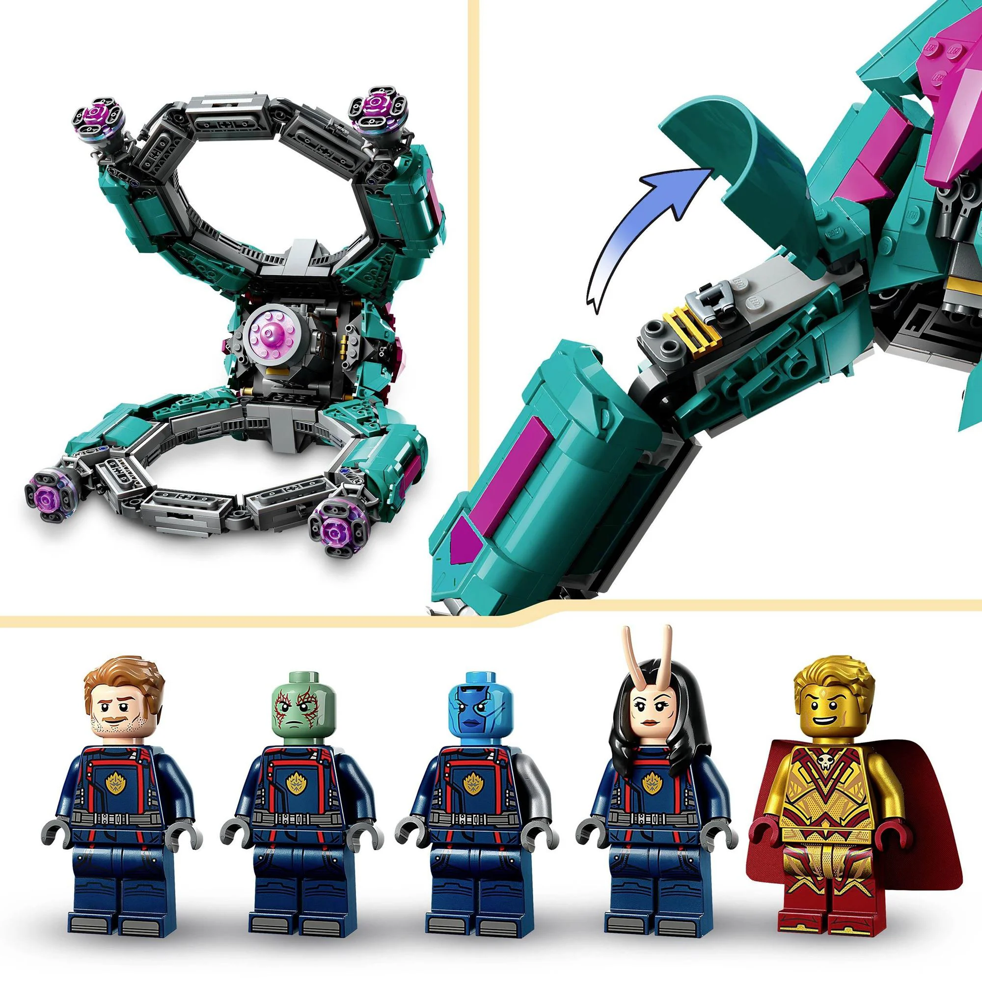 LEGO Marvel The New Guardians Ship foto