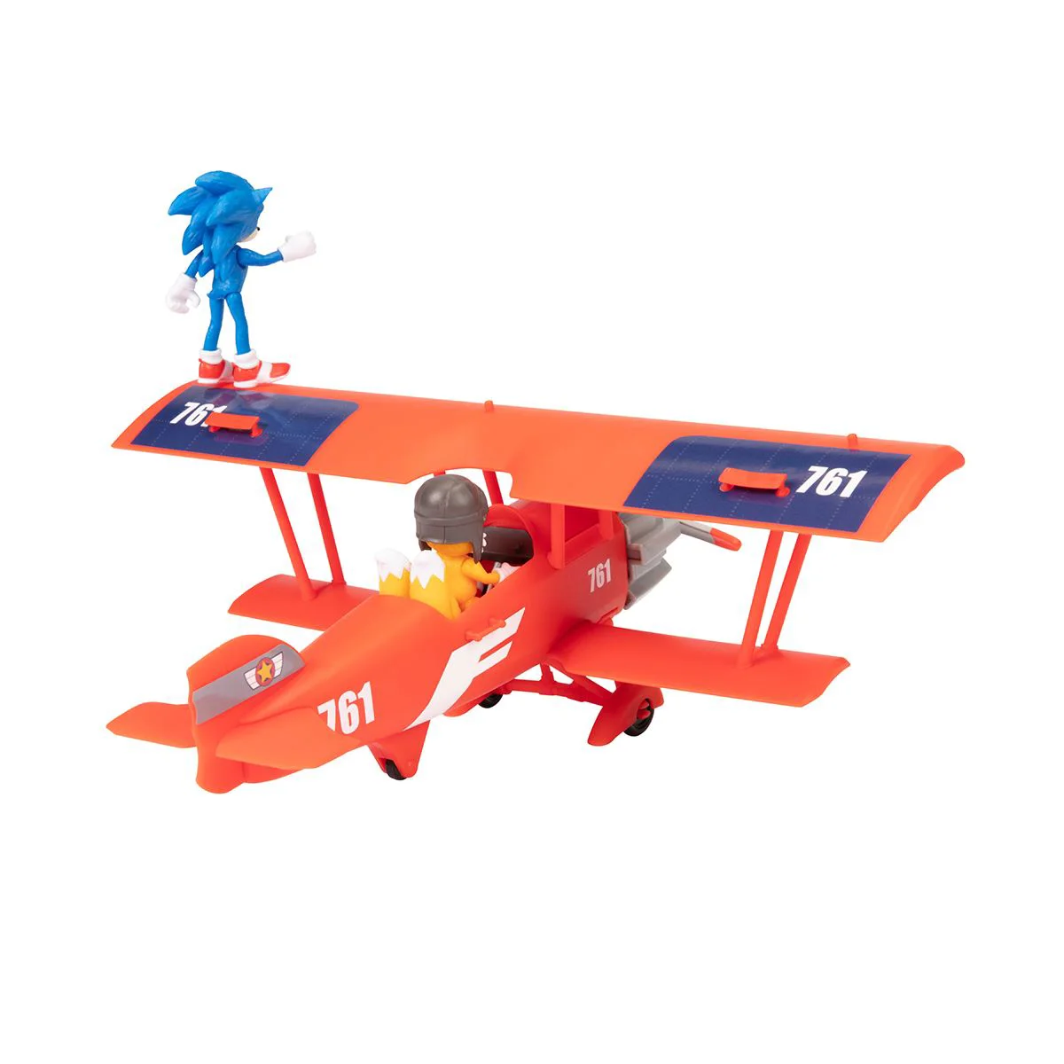 Set de joaca Sonic the Hedgehog Biplan cu 2 figurine foto