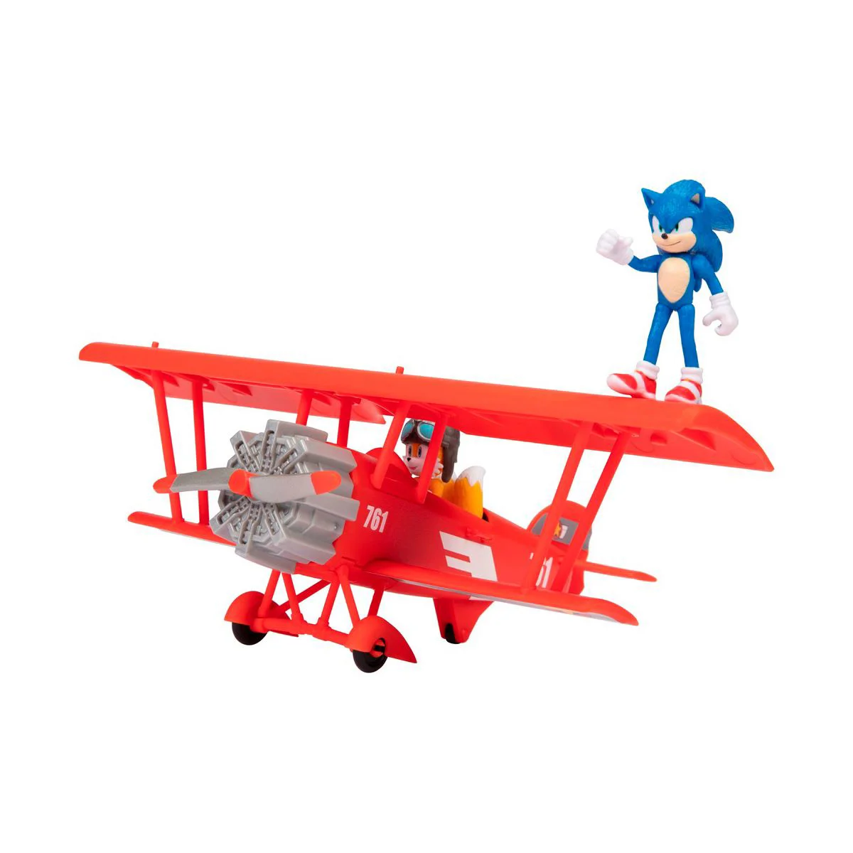 Set de joaca Sonic the Hedgehog Biplan cu 2 figurine foto
