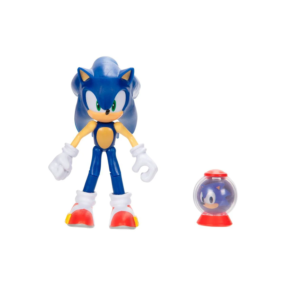Figurina Sonic the Hedgehog Sonic, 10 cm (cu articulatie si accesoriu)